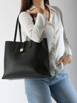 Schoudertas K Autograph Leder Karl lagerfeld Zwart k autograph A3W30150-vue-porte